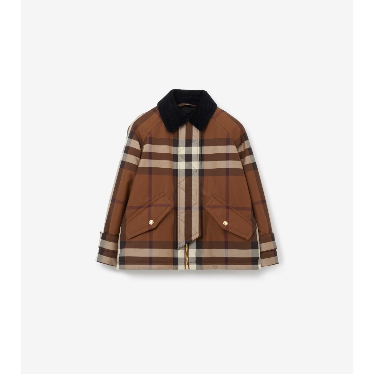 BURBERRY BURBERRY CHILDRENS CHECK GABARDINE JACKET