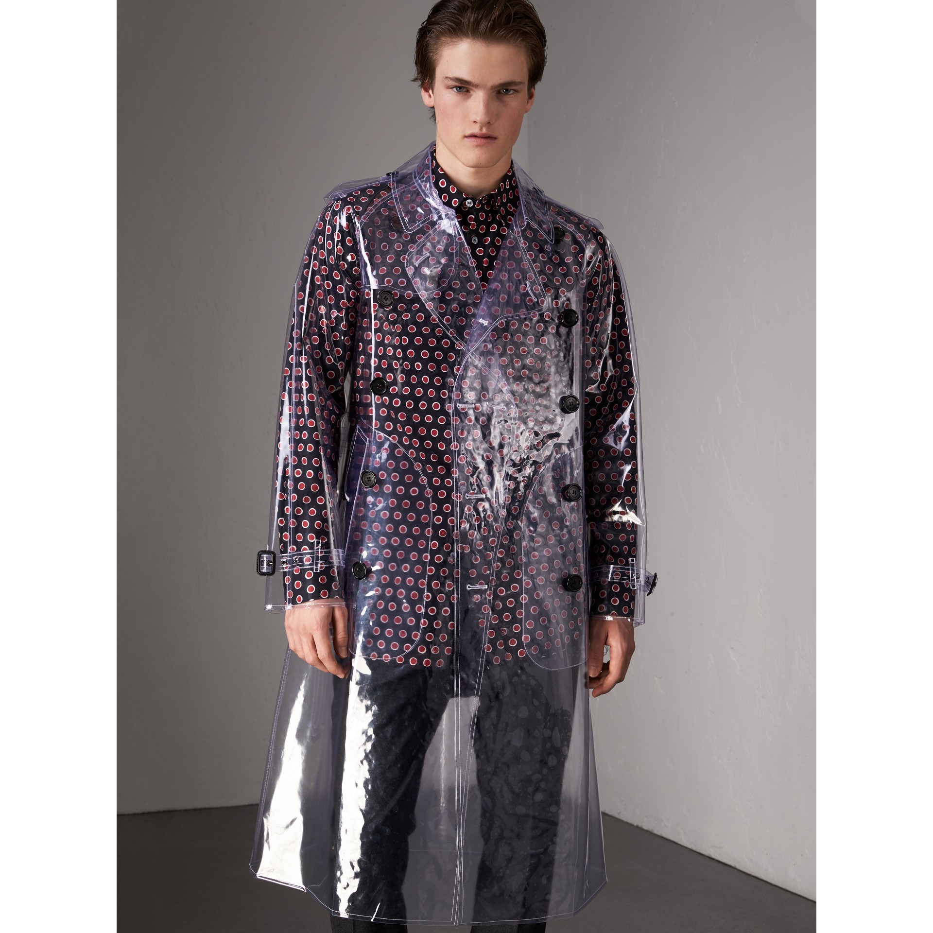 Calvin Klein 205w39nyc Plastic Belted Trench Coat 449 Composition Plastic Coat Ingrid Tech Trench