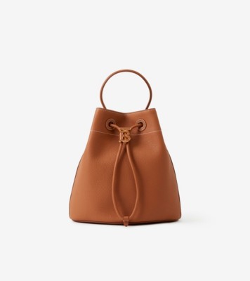 Small TB Bucket Bag in Warm Russet Brown - Women | Burberry® Official