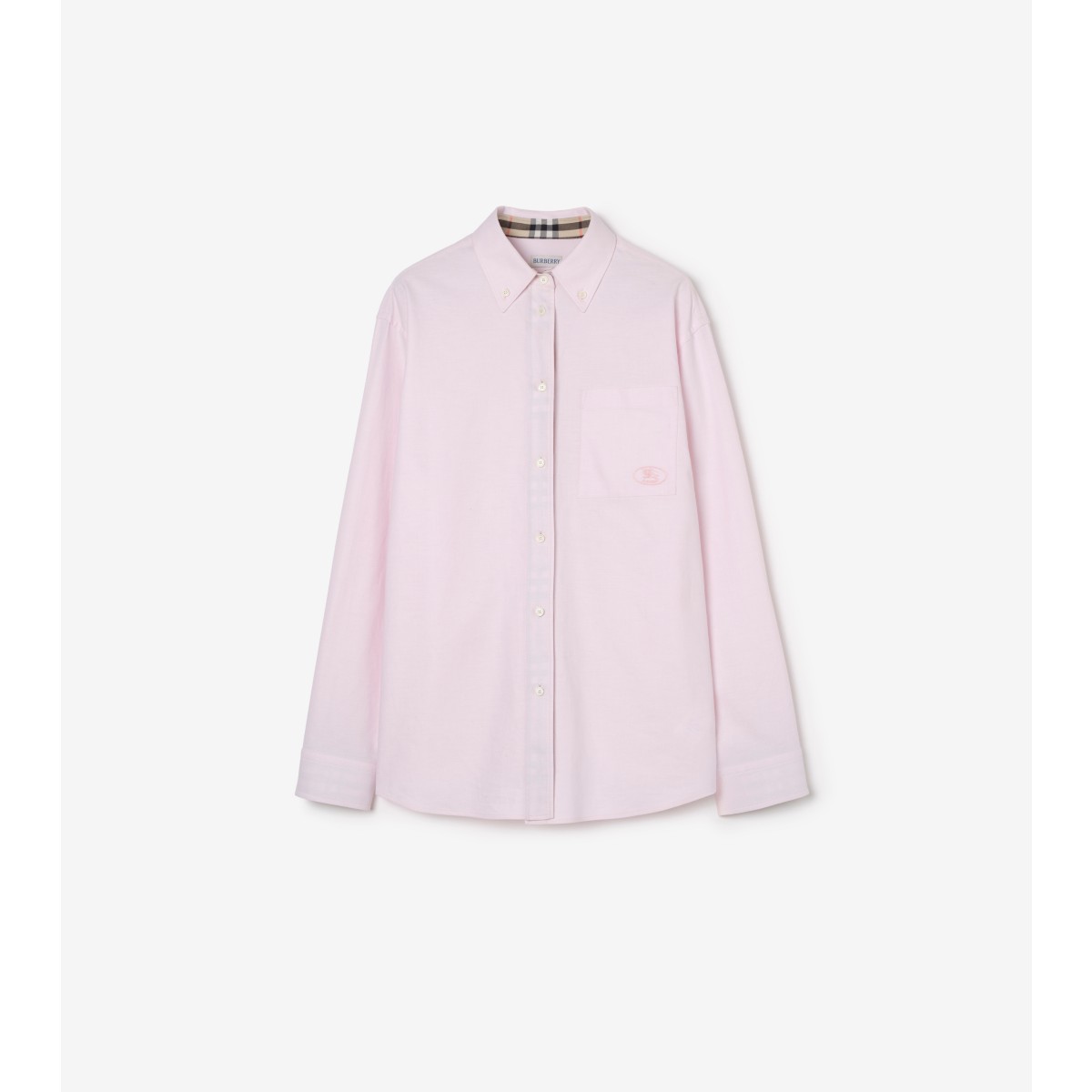  Check Relaxed Fit Cotton Oxford Shirt