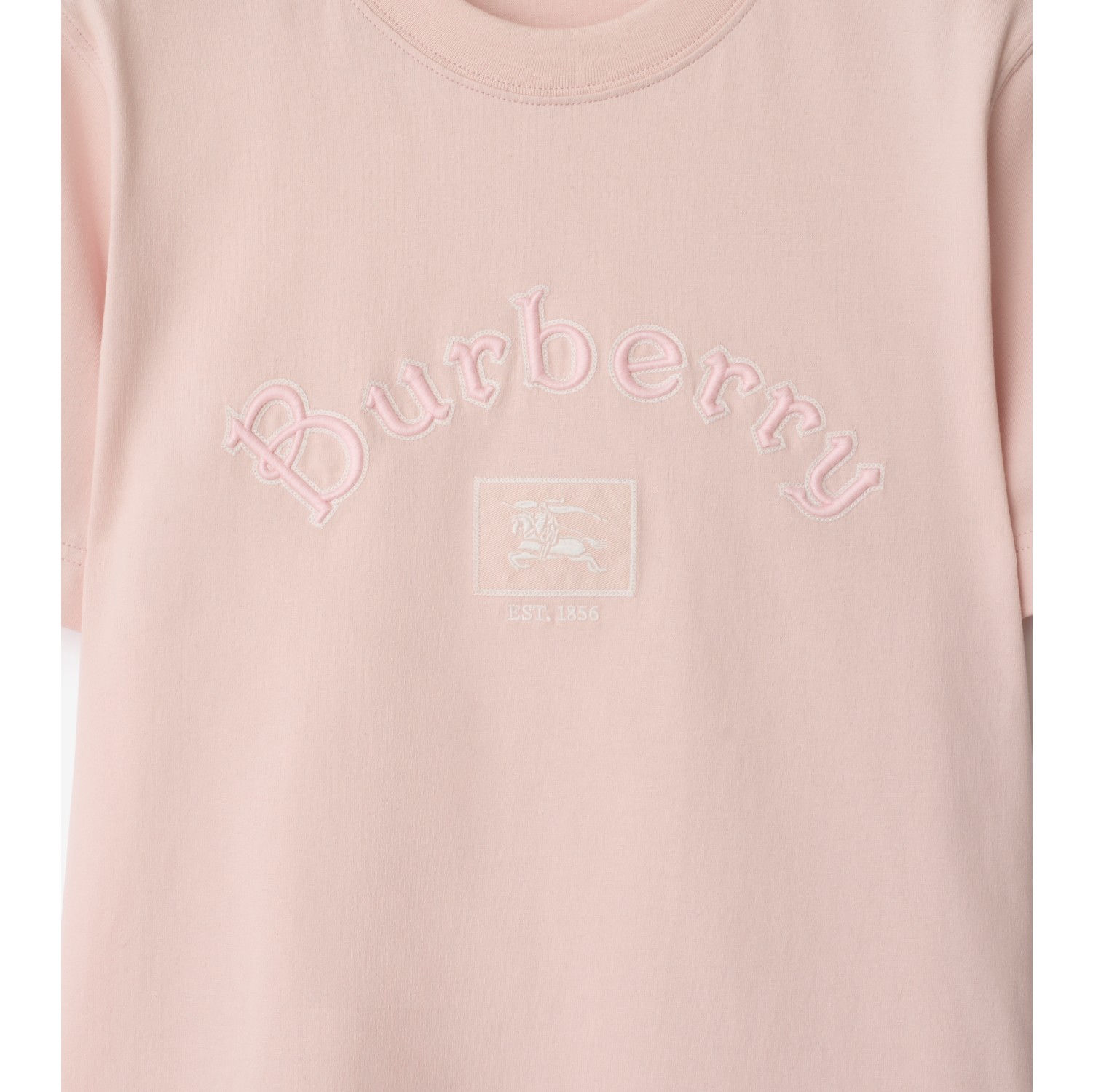 Gothic Logo Cotton T-shirt in Bouquet pink - Women