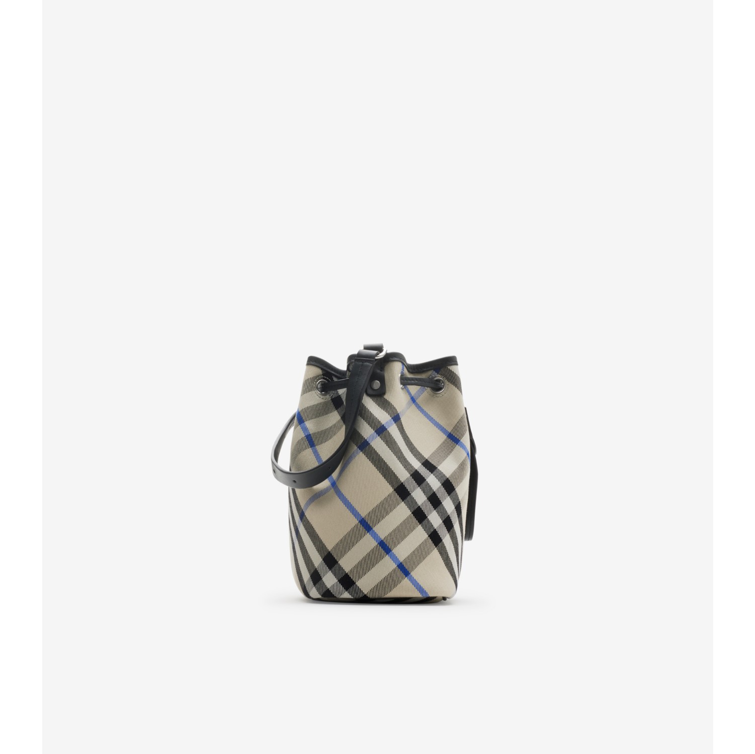 Mini Check Bucket Bag