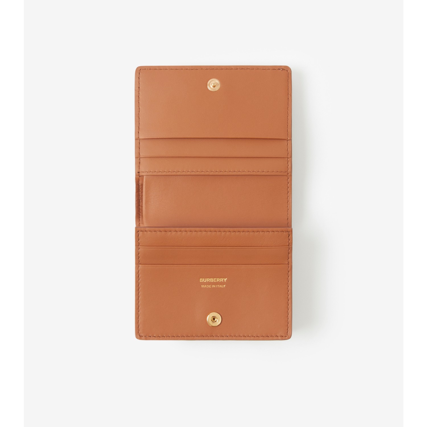 Burberry brown sale leather wallet