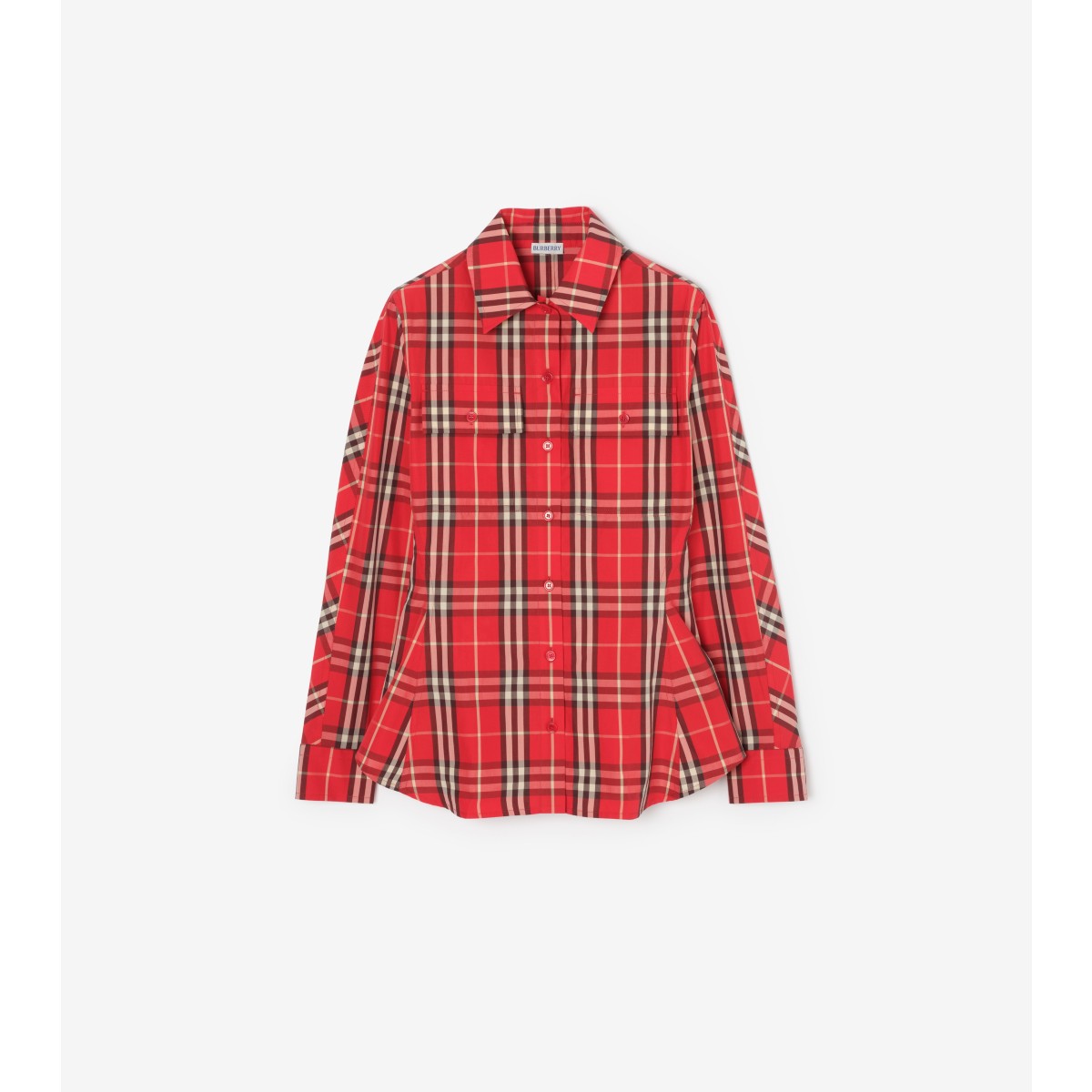  Check Slim Fit Cotton Shirt