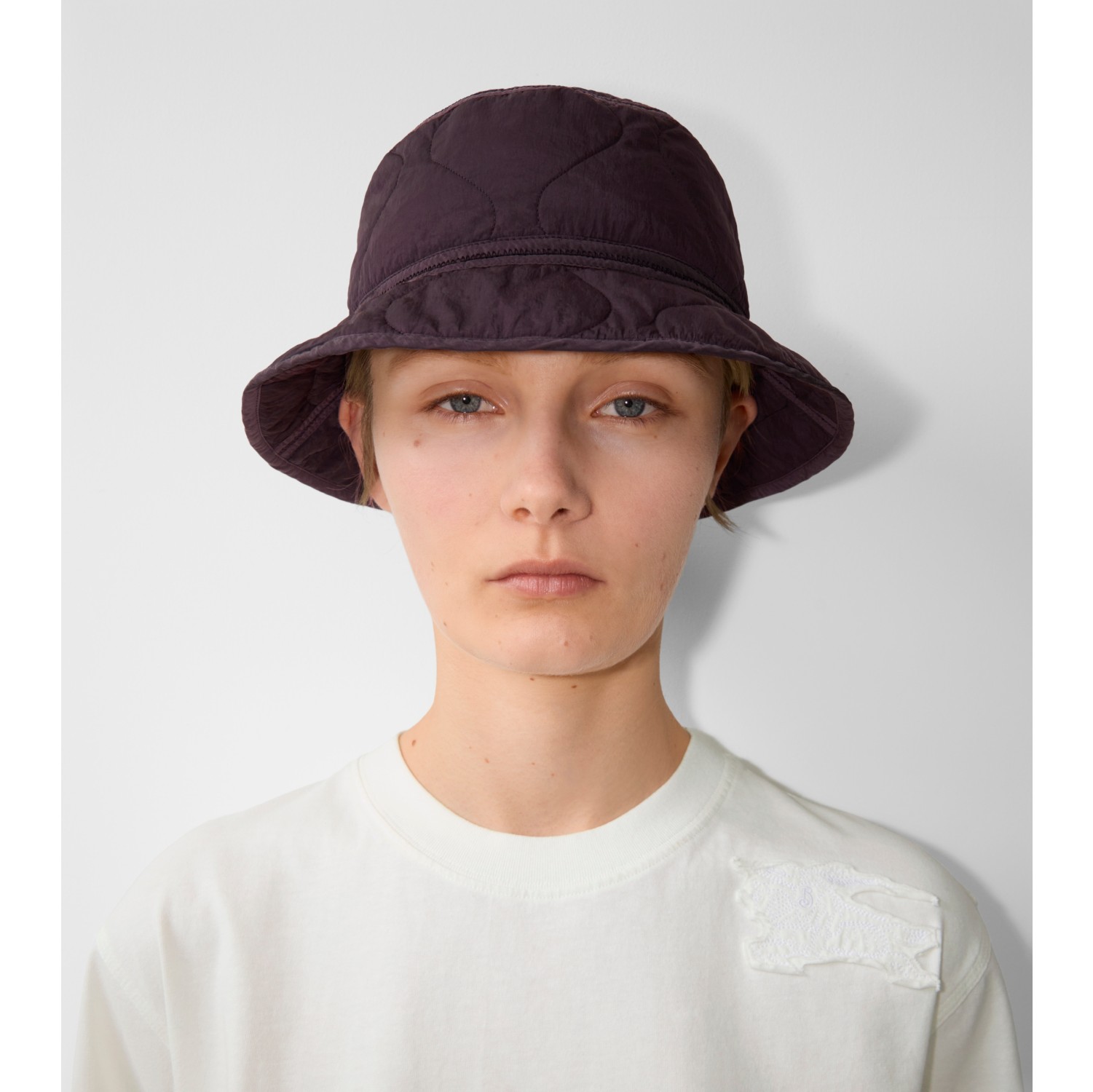 Quilted Nylon Bucket Hat