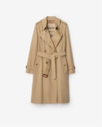 Shot of Burberry Trench Coat in colour Sand
