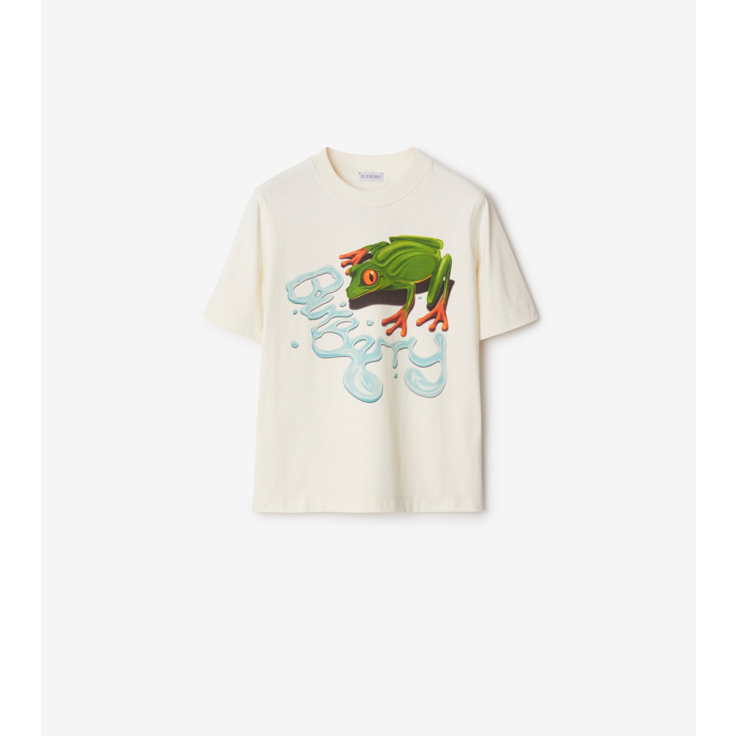 T-shirt en coton à imprimé grenouille