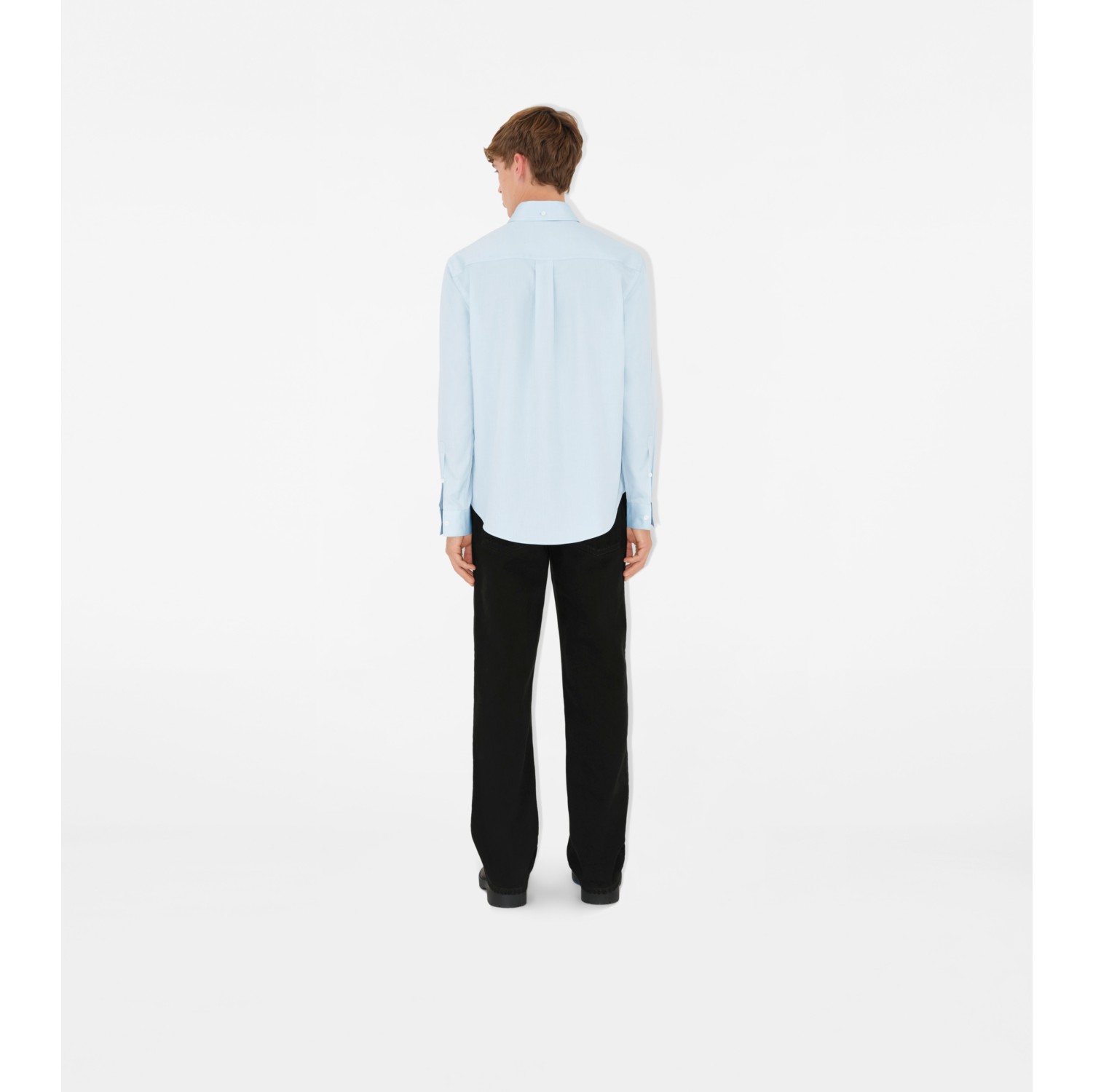 Camisa Oxford de corte holgado en algodón