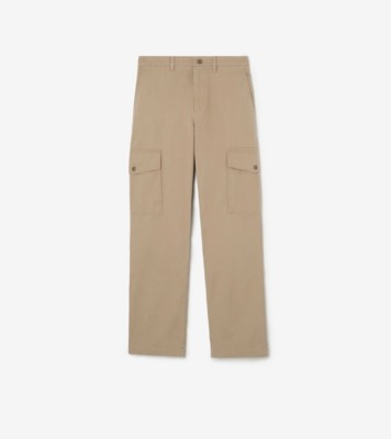 Cotton Twill Cargo Trousers Saltmarsh ®