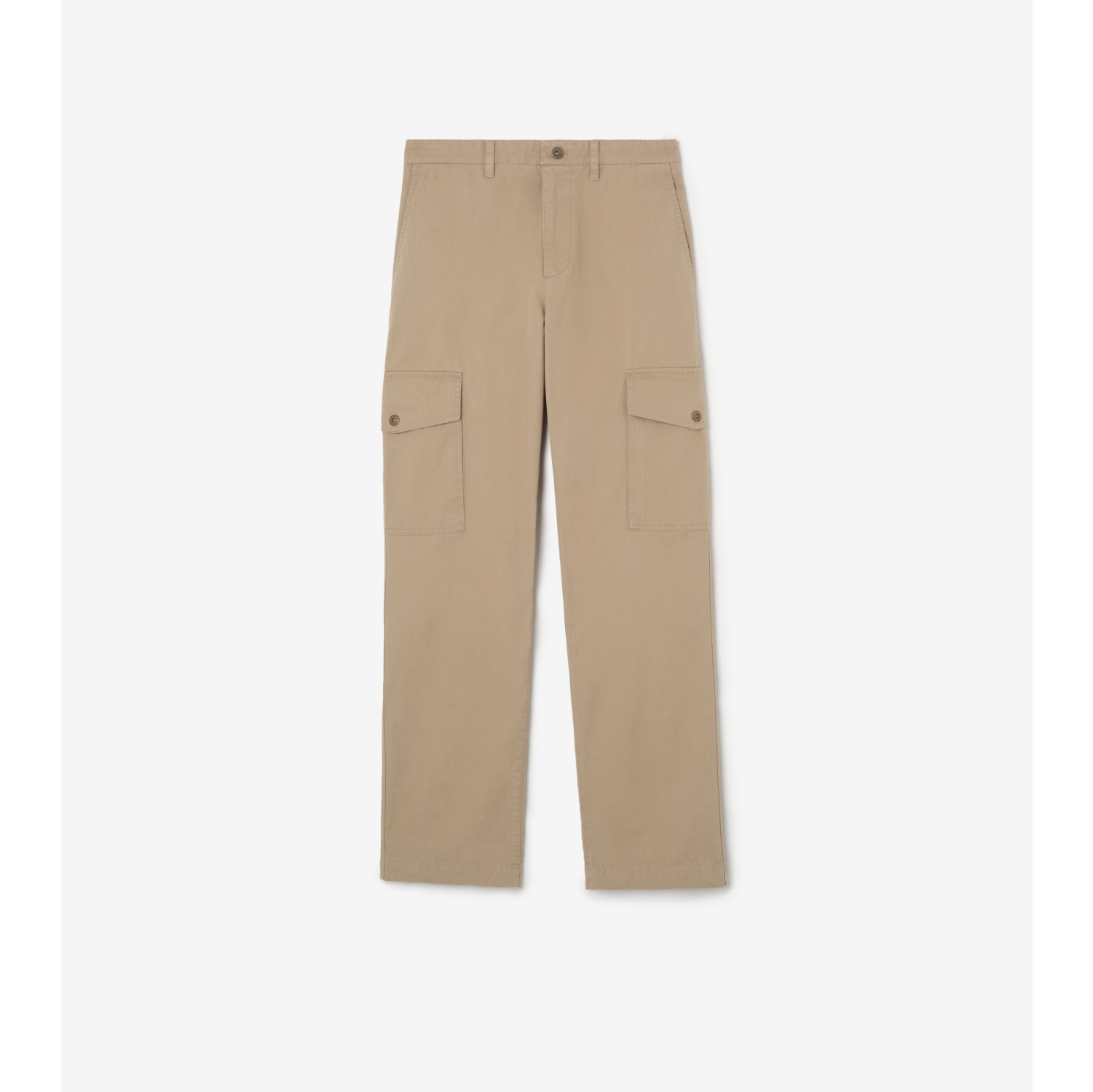 Cotton Twill Cargo Trousers