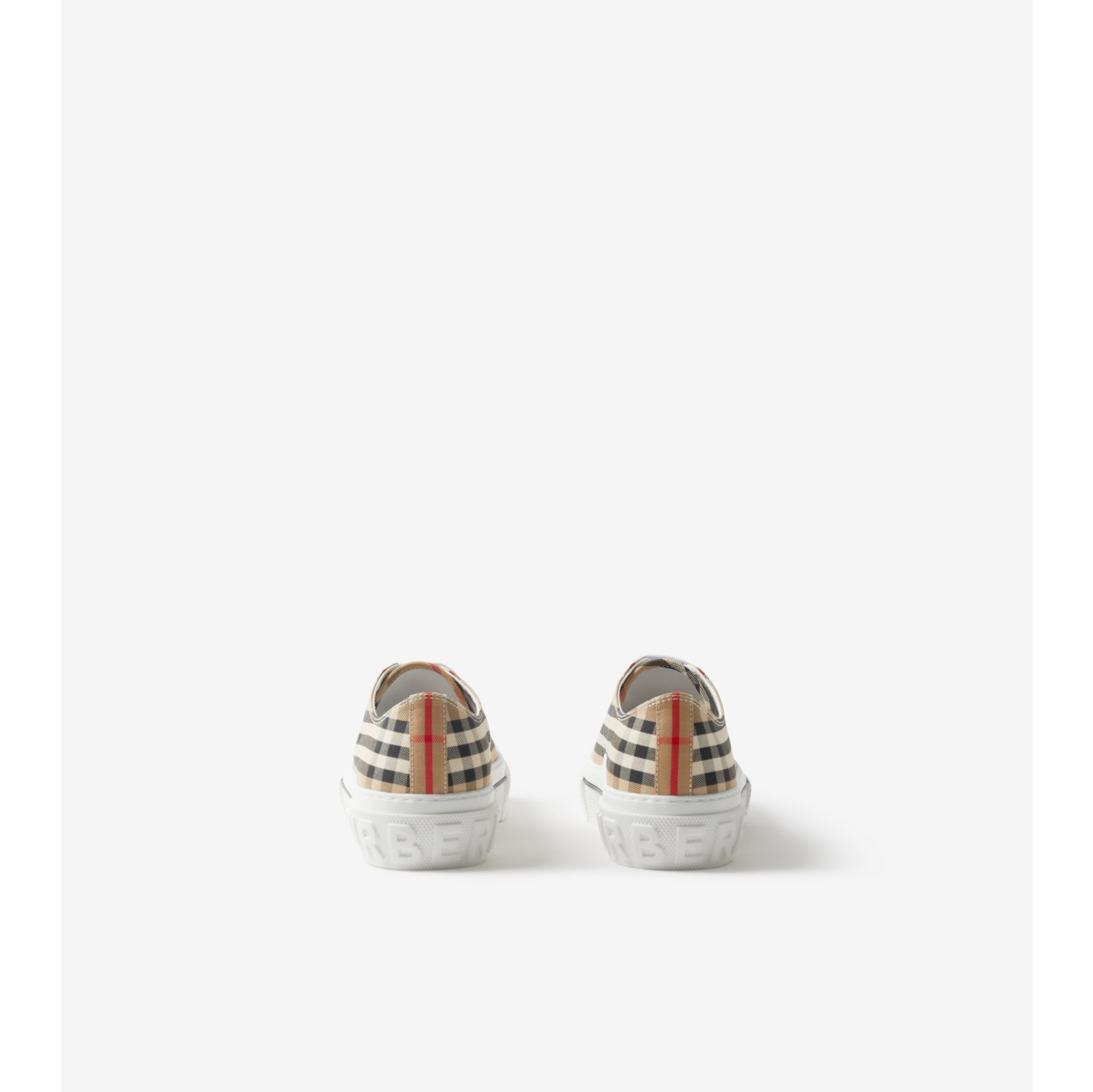 Sneakers en coton Check