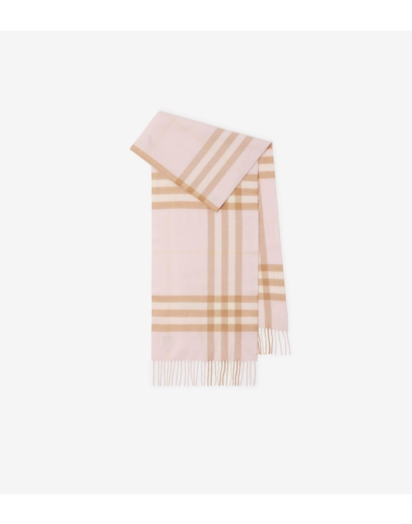 Check Cashmere Scarf