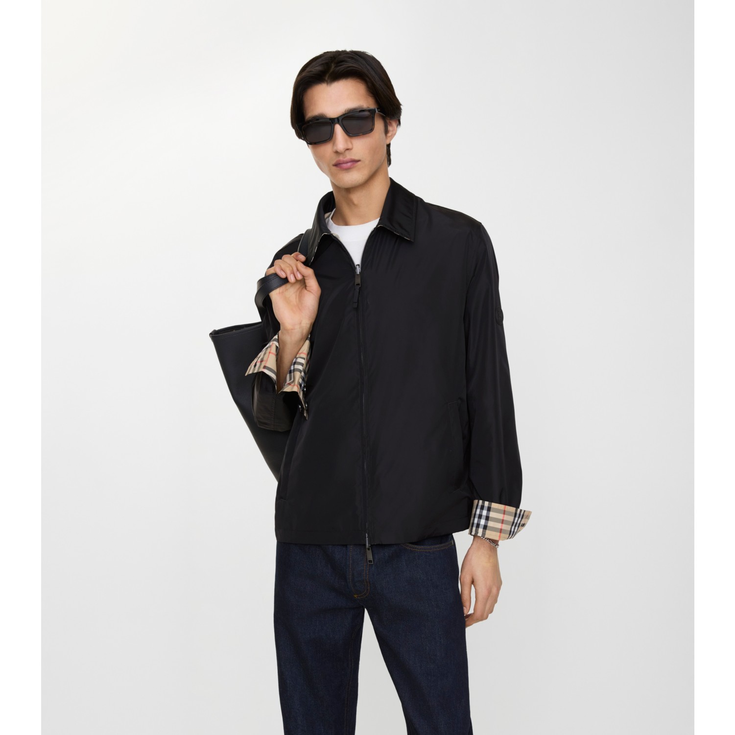 Reversible Nylon Bloomsbury Harrington Jacket
