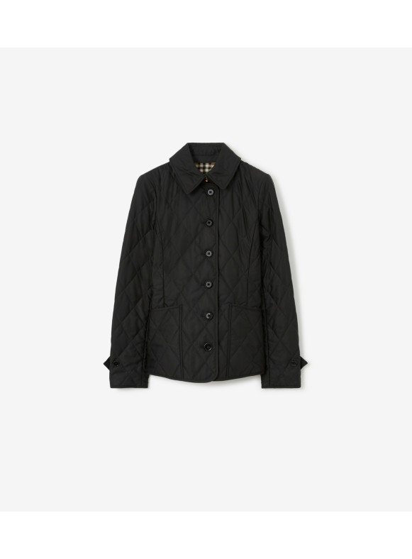 価格は安く BURBERRY LONDON◇キルティングジャケット/38/ナイロン/BLK