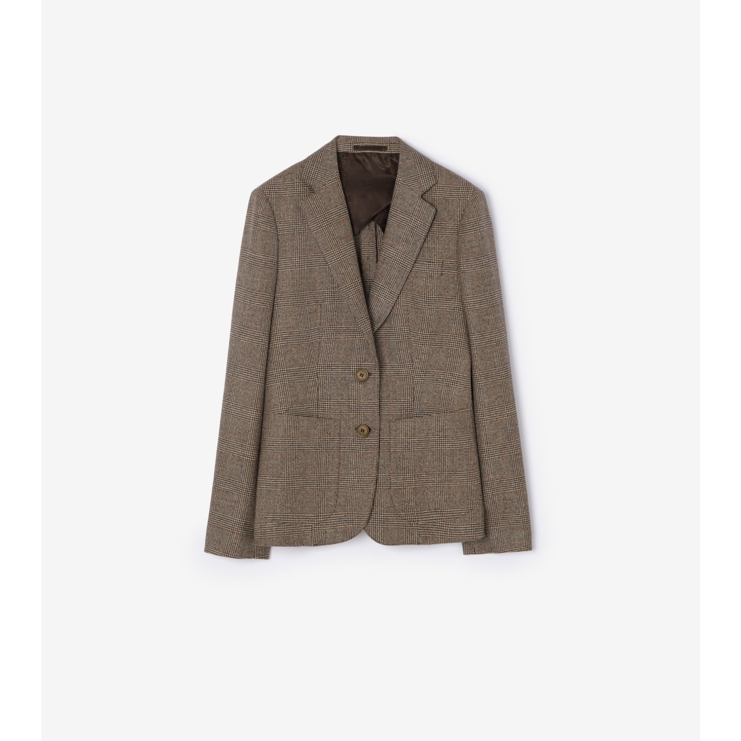 Wool Linen Blend Tailored Jacket