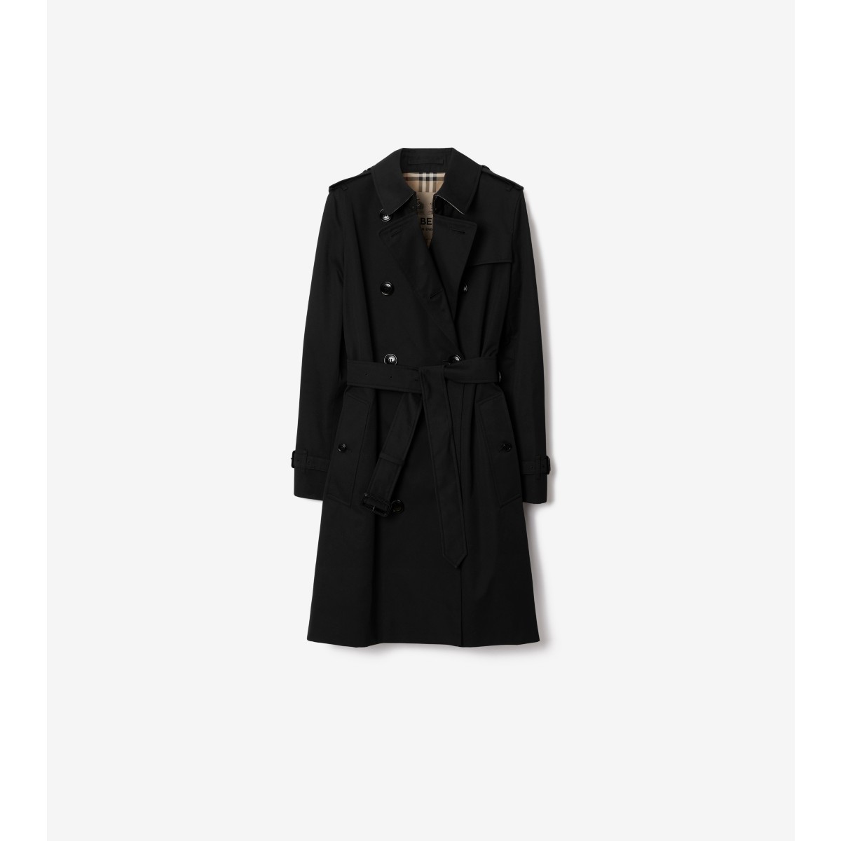 BURBERRY BURBERRY MID-LENGTH KENSINGTON HERITAGE TRENCH COAT 