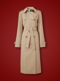 Honey Cotton Gabardine Waterloo Trench Coat