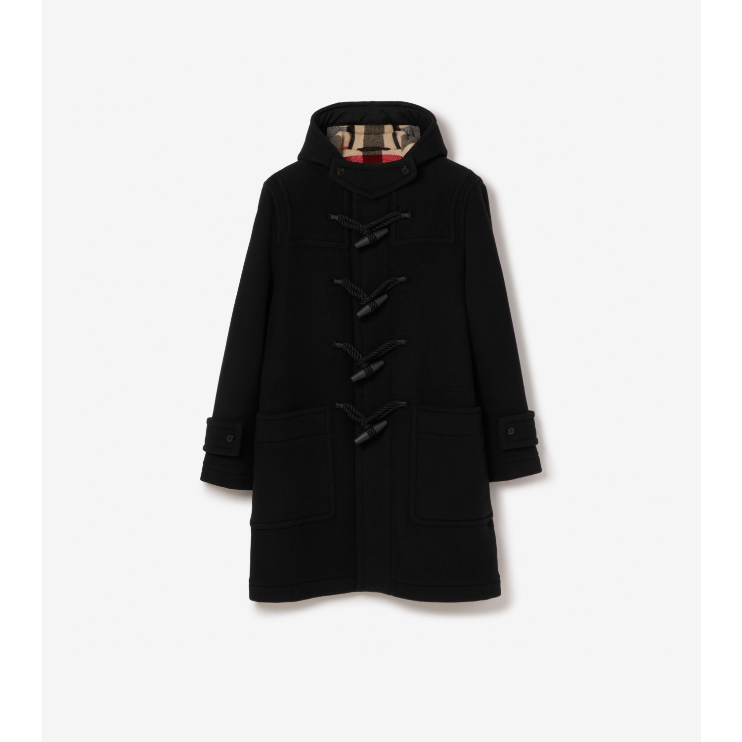 Burberry wool duffle store coat womens