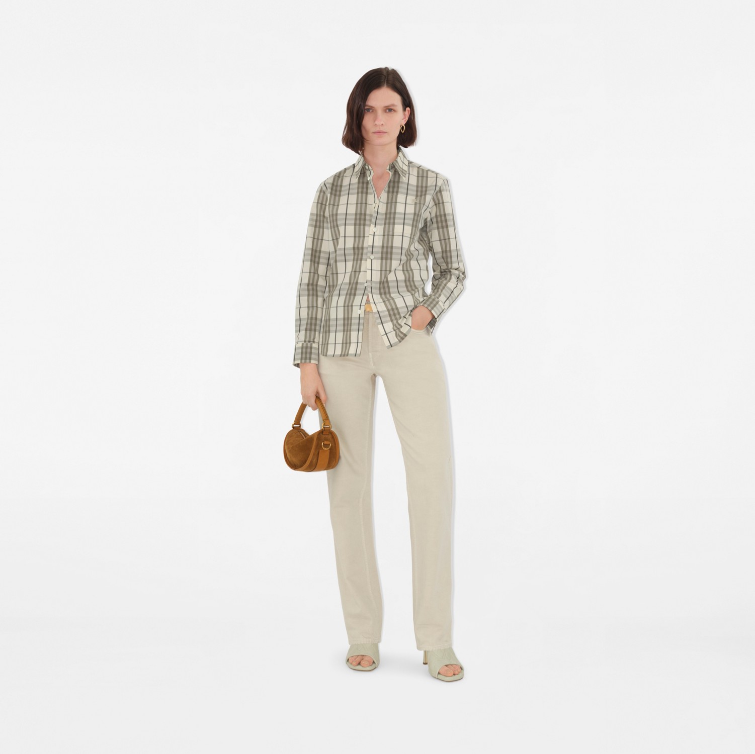 Regular Fit Check Cotton Shirt - Women | Burberry® Official Regular Fit Check Cotton Shirt - Women | Burberry® Official