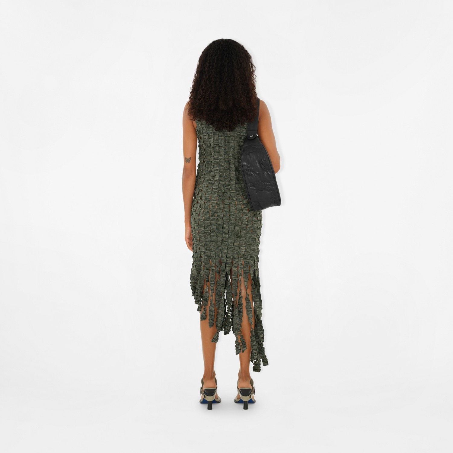 Crochet Silk Blend Dress