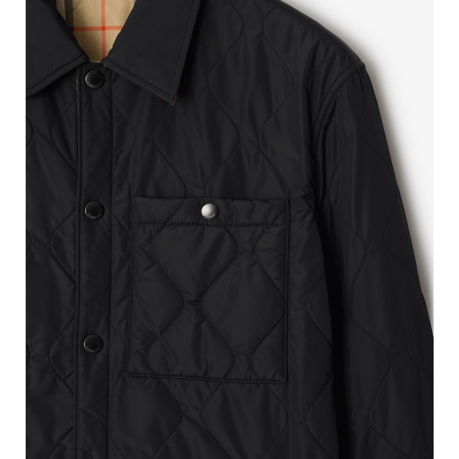 Reversible Quilted Nylon Overshirt