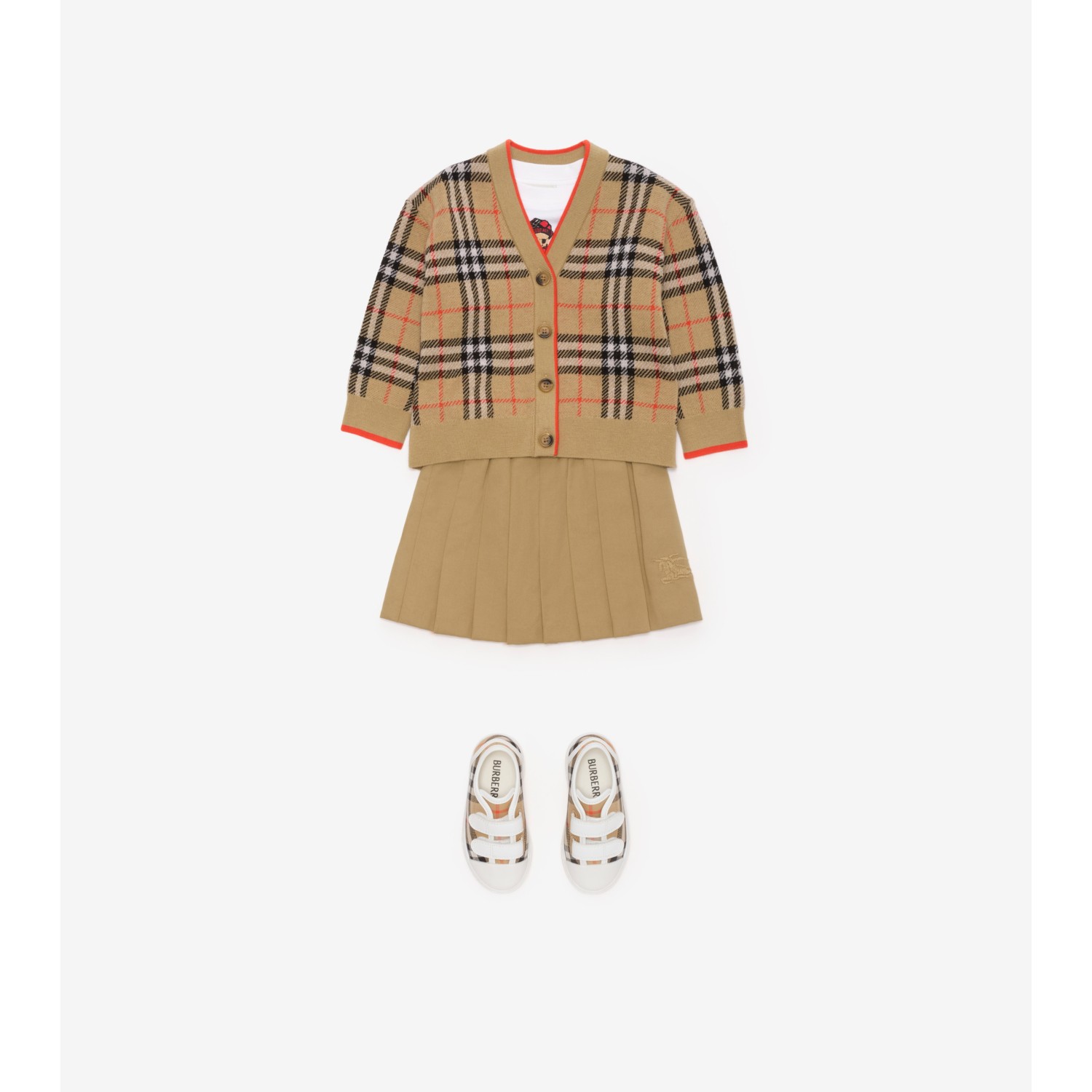 Check Wool Cardigan - thumbnail 2