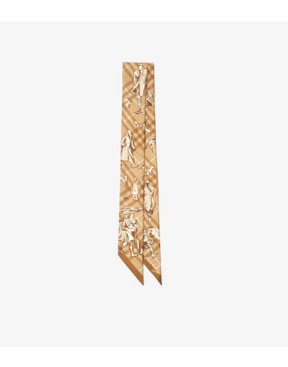 箱、ショッパー付きBurberryシルクスカーフ【新品未使用】 ウィメンズ デザイナー シルクスカーフ | Burberry® 公式サイト