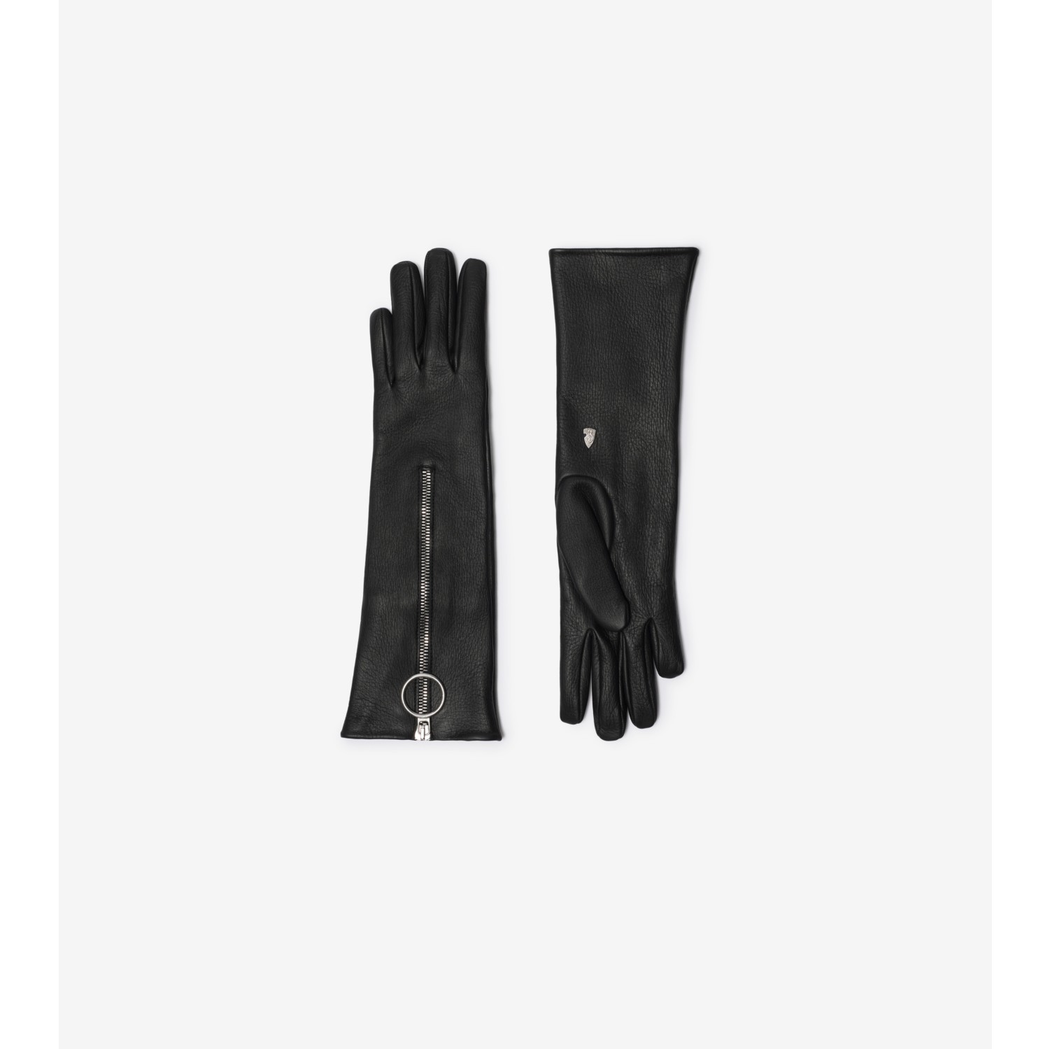 Leather Zip Gloves