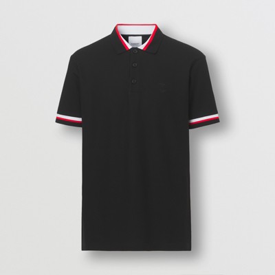 burberry black polo shirt