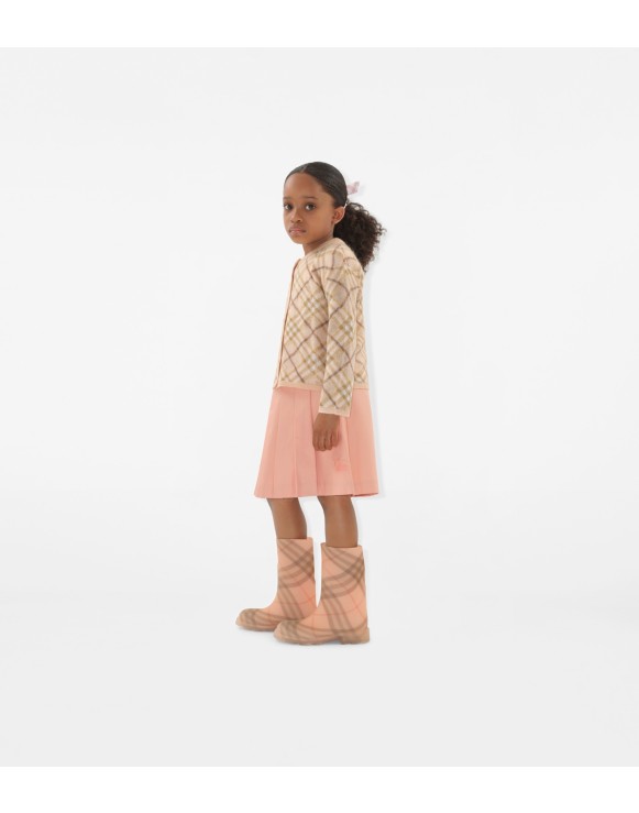 Pleated Cotton Skirt