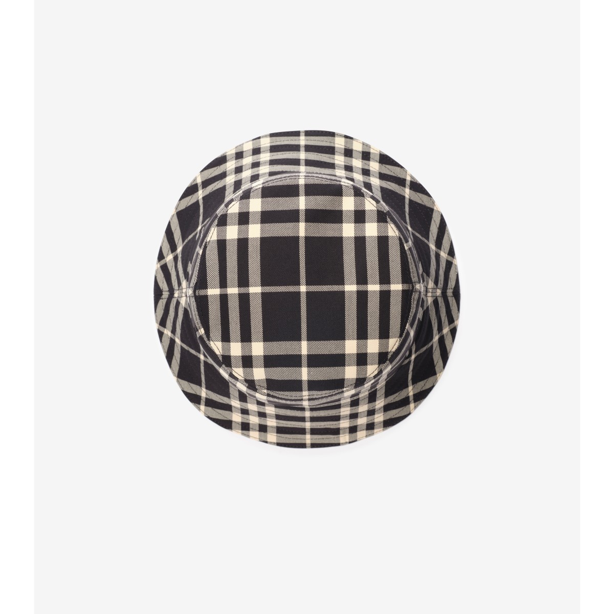  Check Cotton Bucket Hat