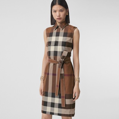 burberry style shirt dress