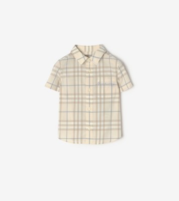 Check Cotton Shirt Sesame ®