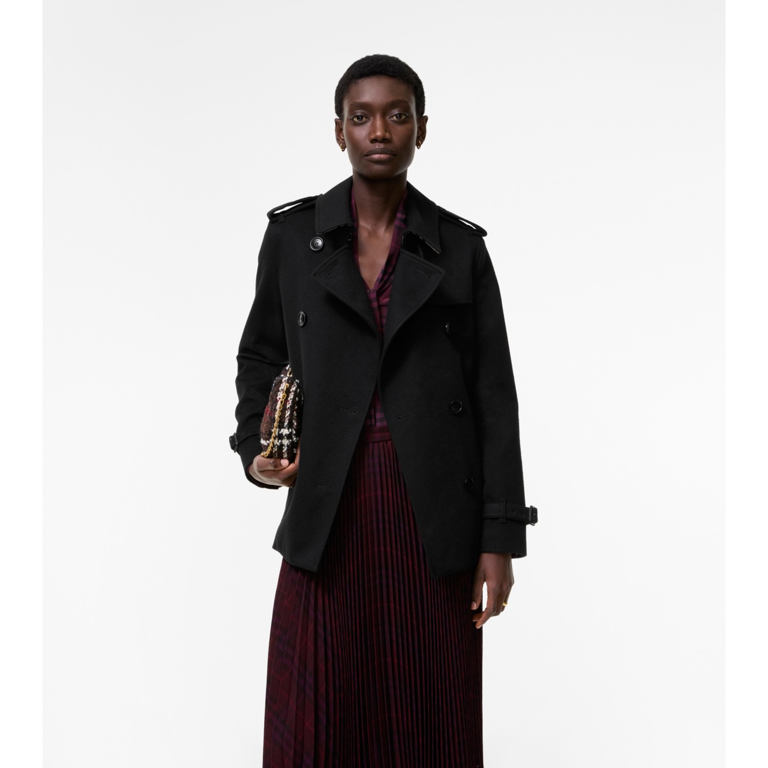 Cashmere Kensington Trench Jacket - thumbnail 3