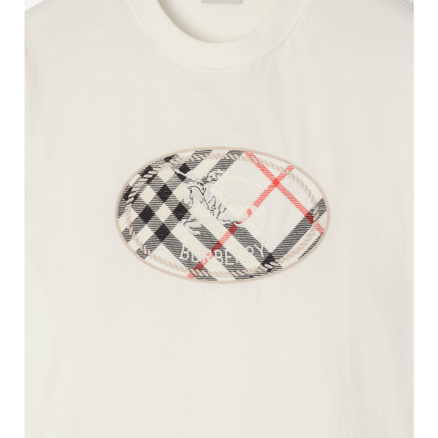 チェック ナイトスタンプ コットンTシャツ