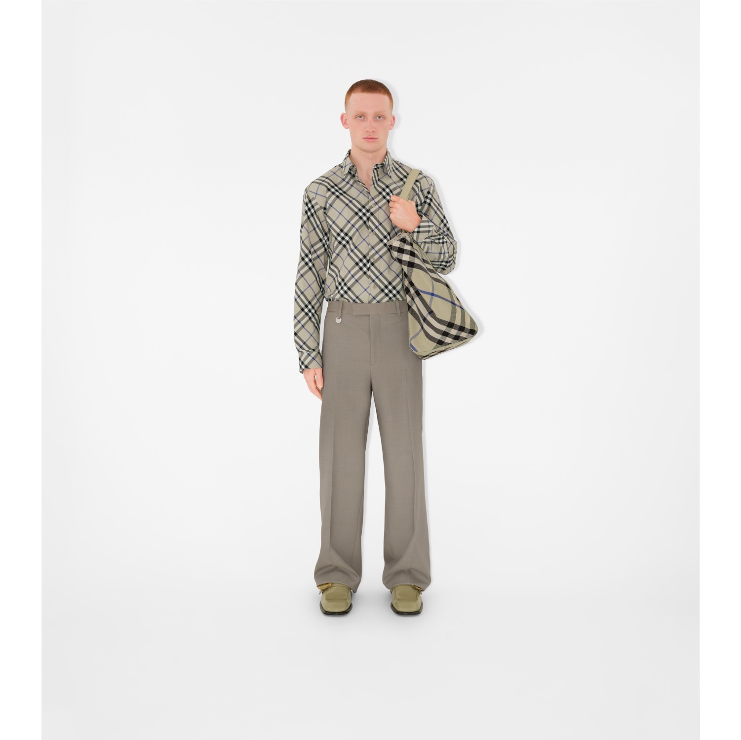 ラージ フィールドトート (ライケン) - メンズ | Burberry®公式サイト 