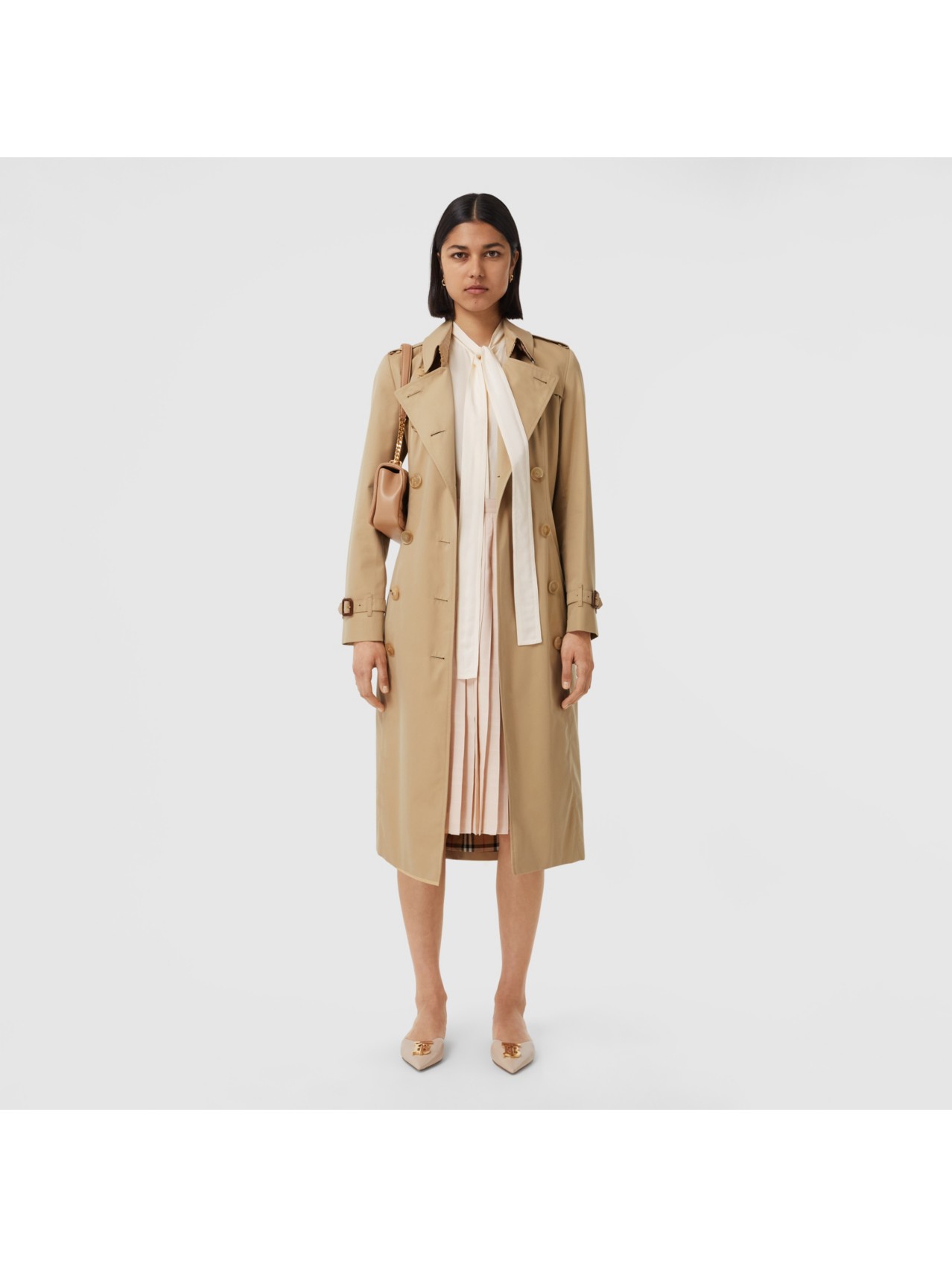 Burberry extra 2025 long trench coat