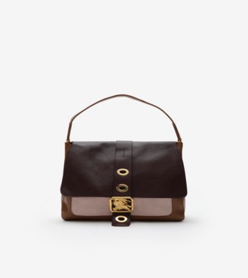Medium Rider Bag in Dunnock brown/mauve/vineyard red - Women
