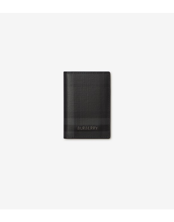 City Check Folding Card Case