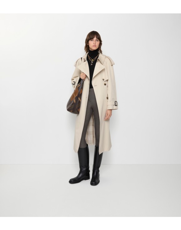 Long Gabardine Fitzrovia Trench Coat