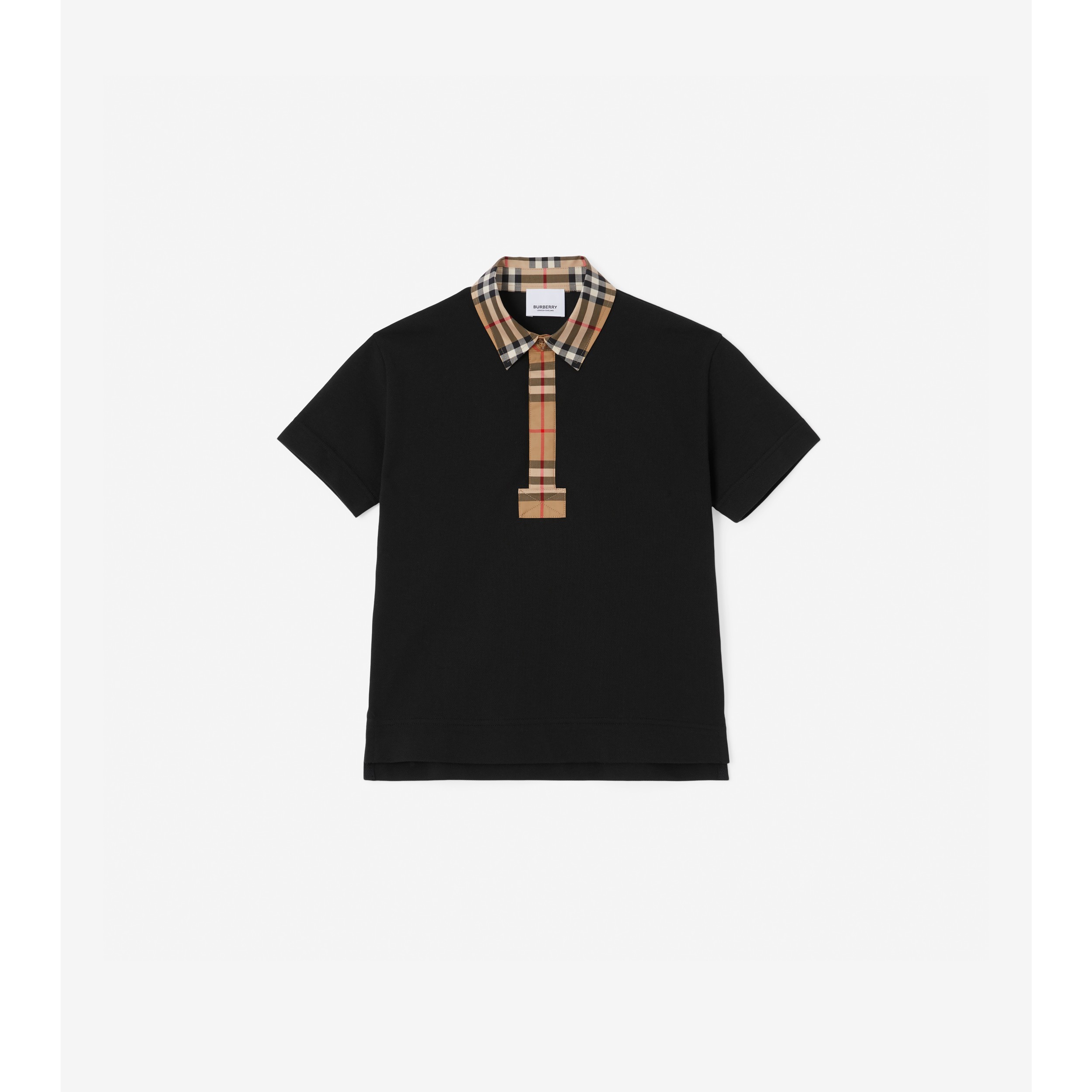 Black and gold store burberry shirt