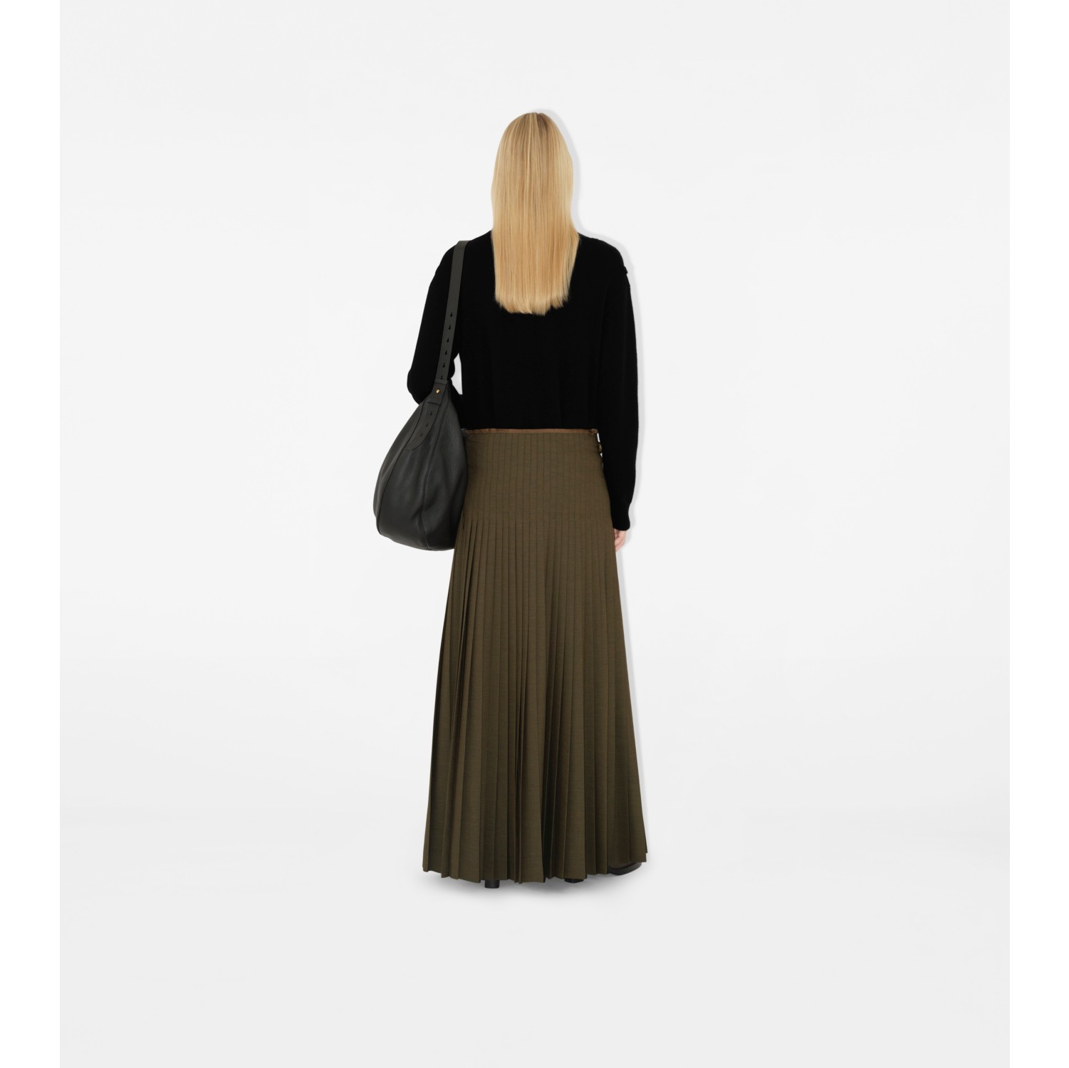 Wool Mohair Maxi Kilt