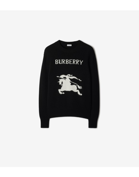 Woll-Kaschmir-Pullover mit EKD-Motiv