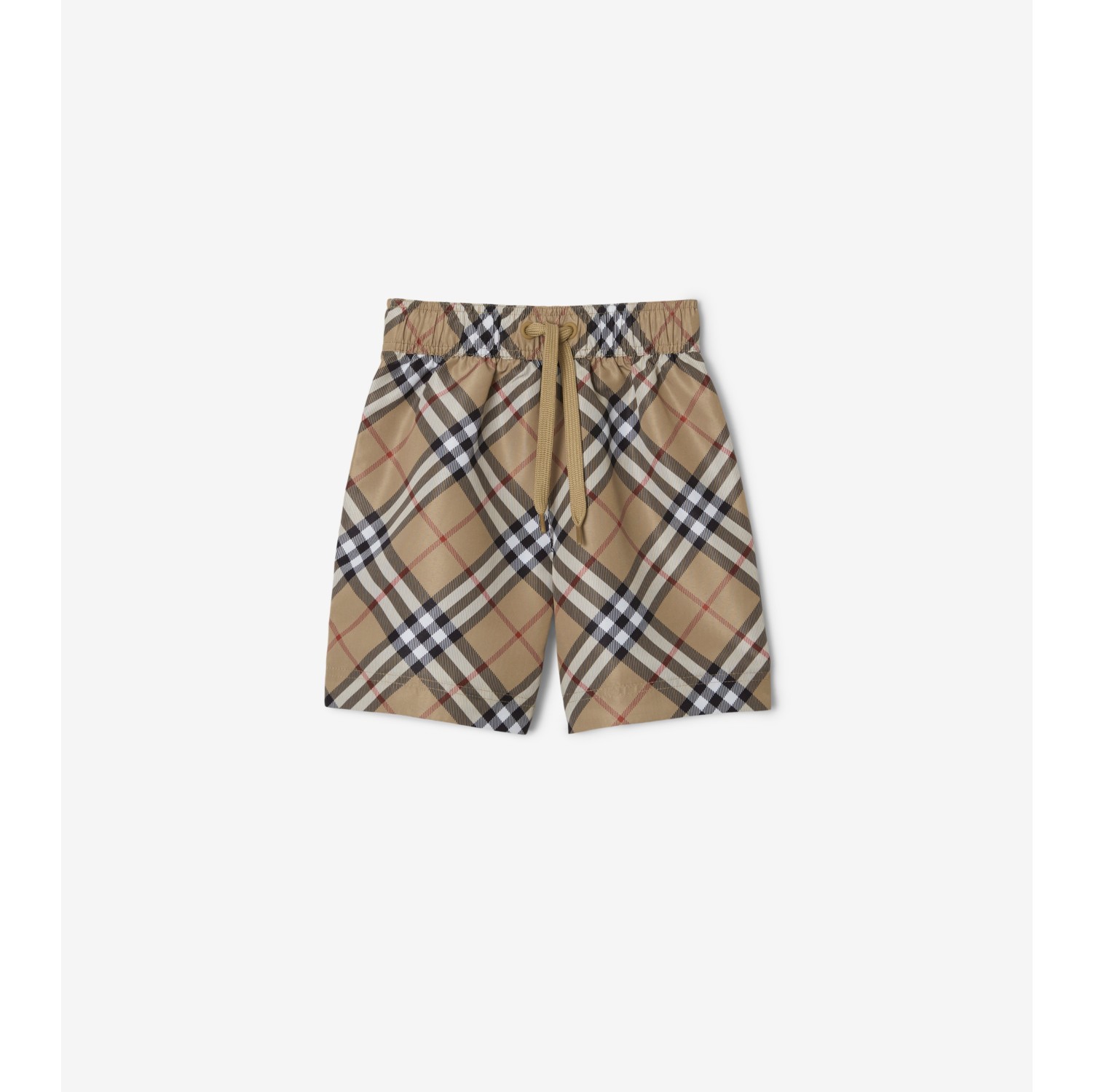 Check Swim Shorts in Archive beige | Burberry® Official