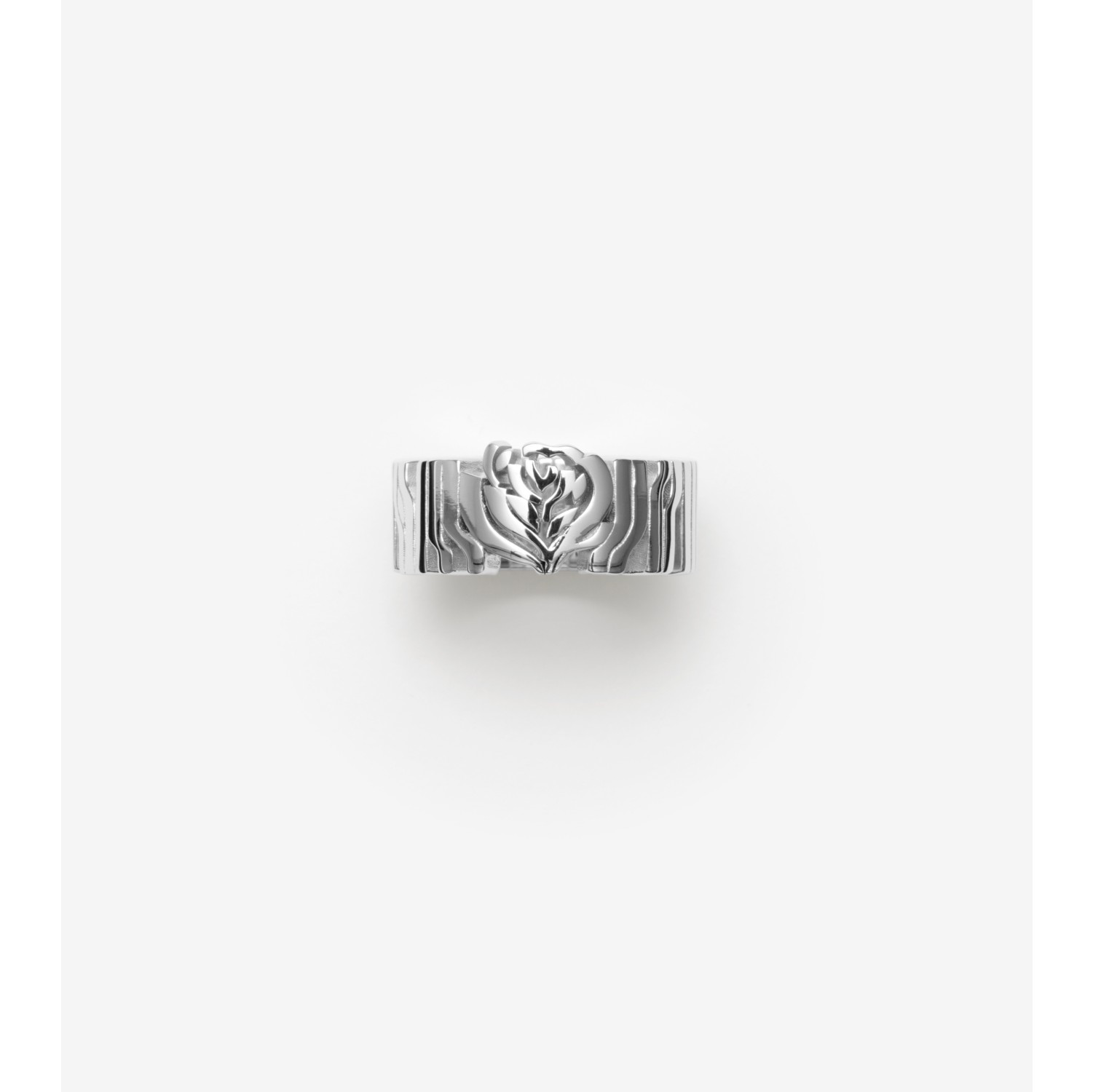 Silver Rose Ring | Burberry® Official