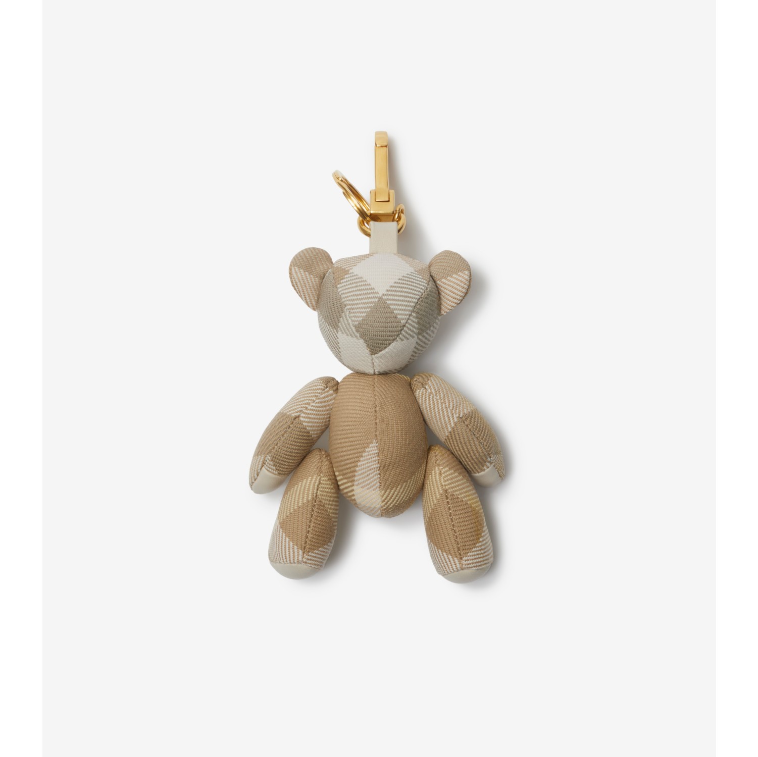 Thomas Bear Charm in Flax - Women | Burberry® Official