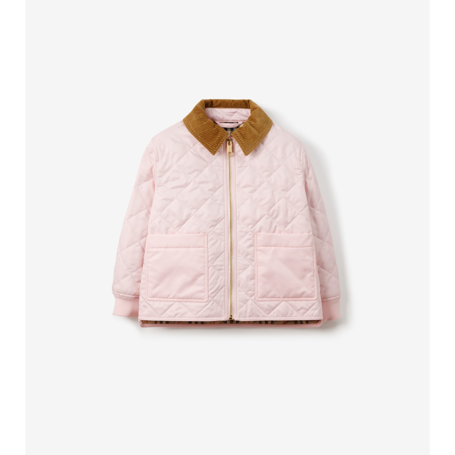 キルティング ジャケット (フロスティピンク) | Burberry®公式サイト