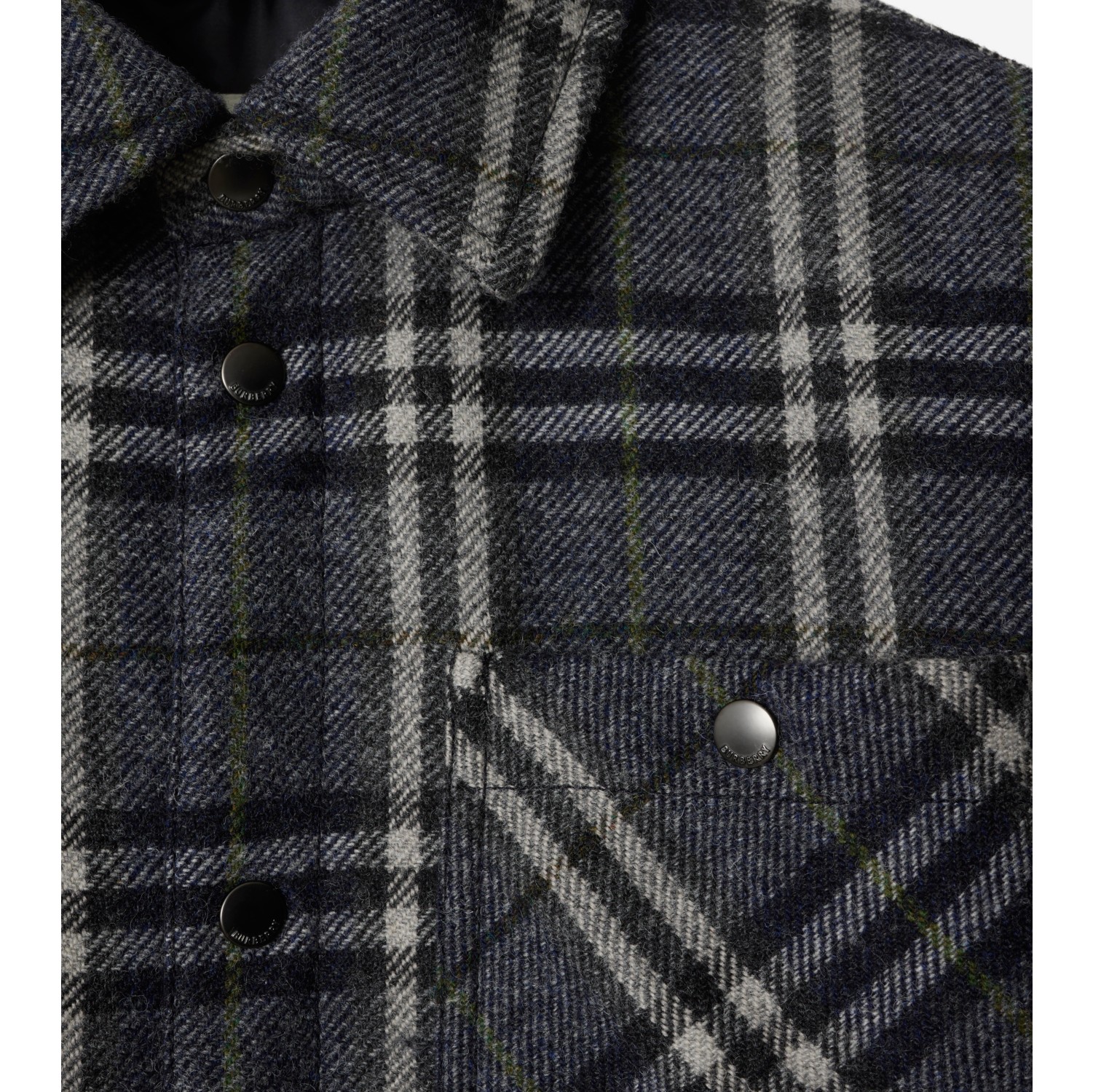 Check Wool Overshirt