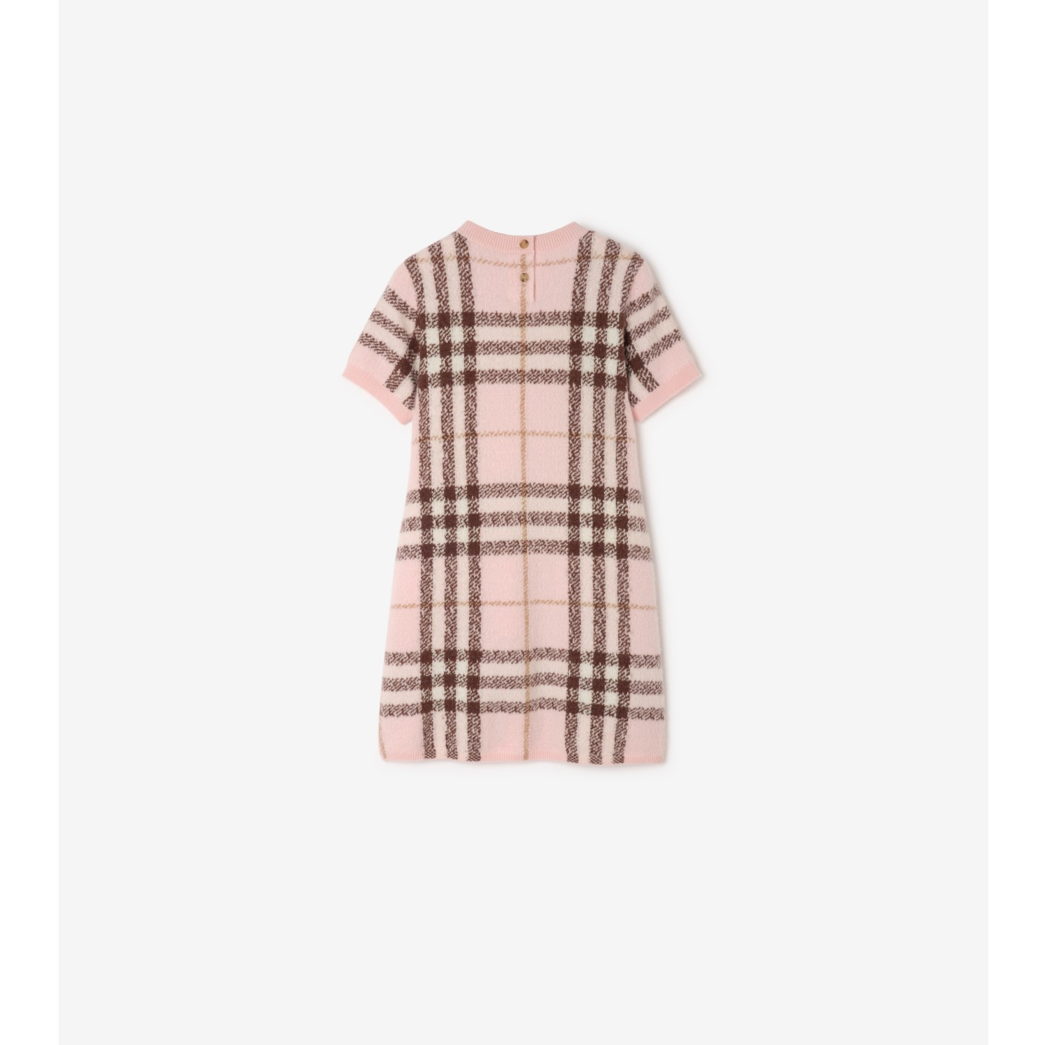 Check Wool Cashmere Dress