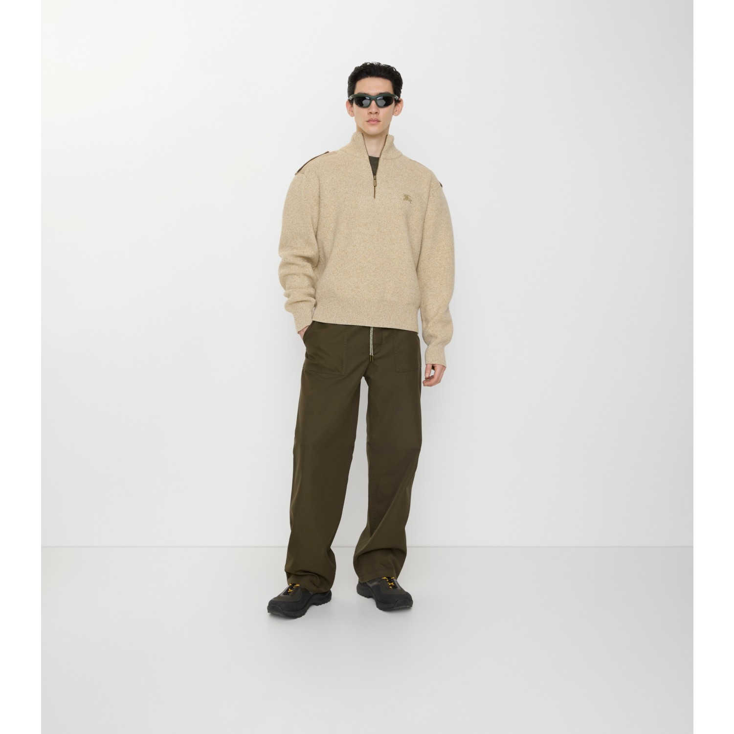 Gabardine Trousers